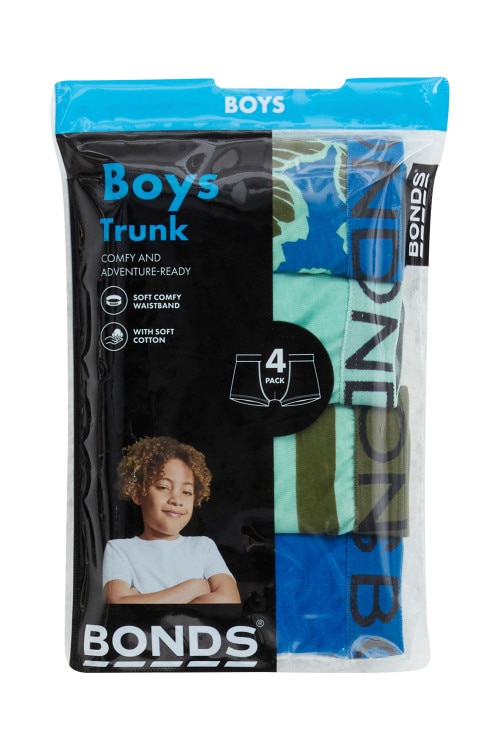 Boys Trunk 4 Pack