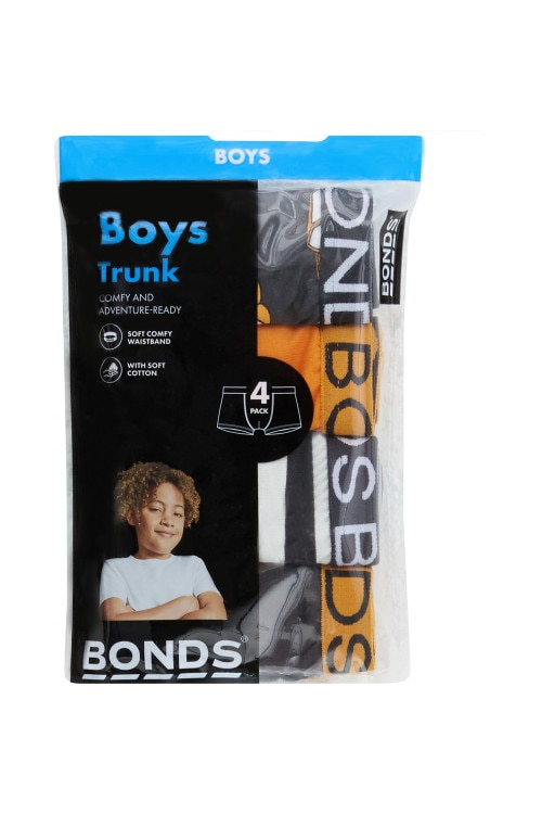Boys Trunk 4 Pack