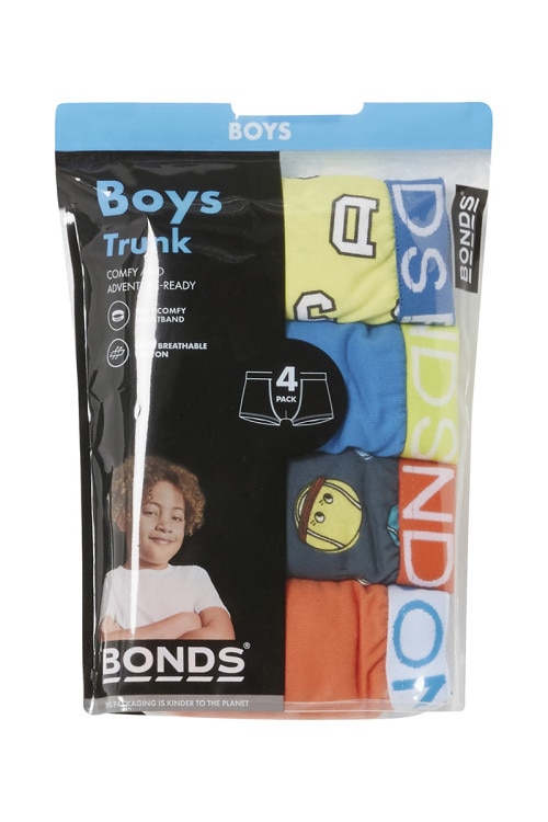 Boys Trunk 4 Pack