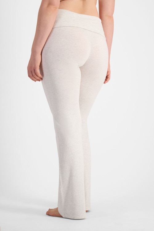 Brushed Jersey Roll Waist Pant