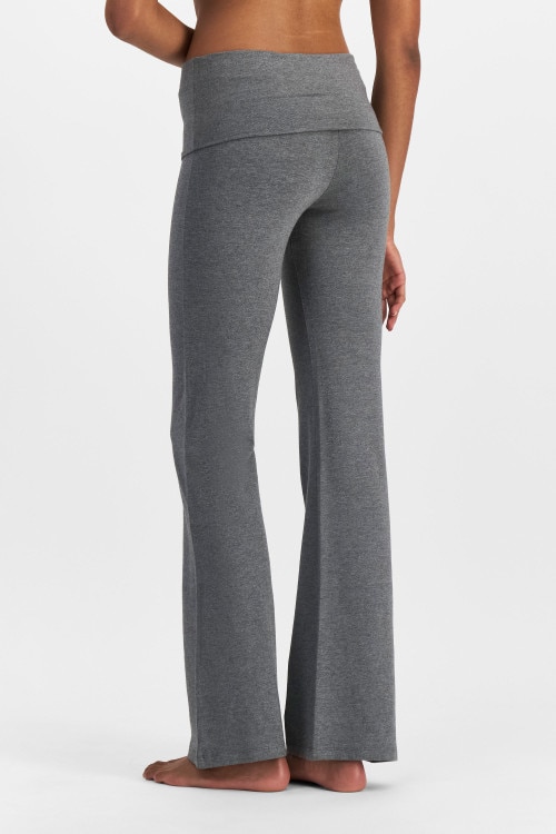Brushed Jersey Roll Waist Pant