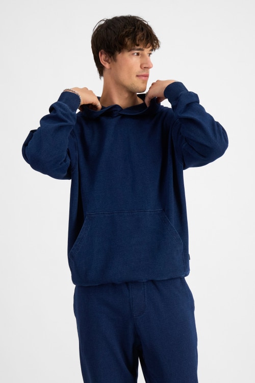 Denim Wash Sweats Hoodie
