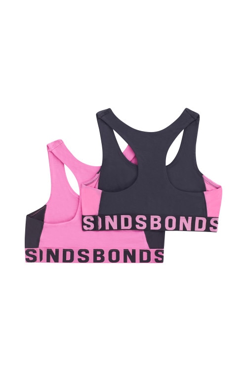 Girls Anti Chafe Crop 2 Pack