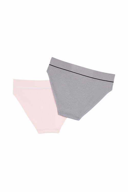 Girls Retro Rib&trade; Bikini 2 Pack