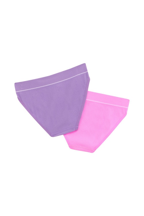 Girls Retro Rib™ Bikini 2 Pack