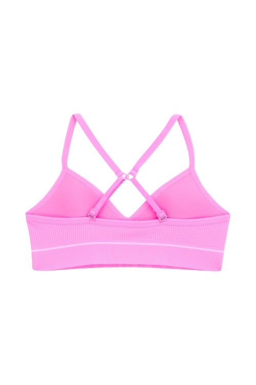 Girls Retro Rib™ Contour Crop
