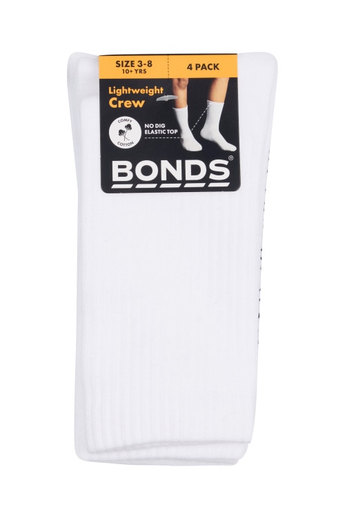 Kids Logo Light Crew 4 Pack