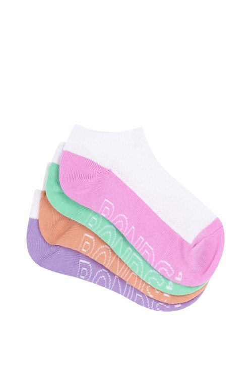 Kids Logo Light Low Cut Socks 4 Pack