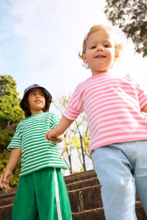 Kids Terry Toweling Relaxed Tee