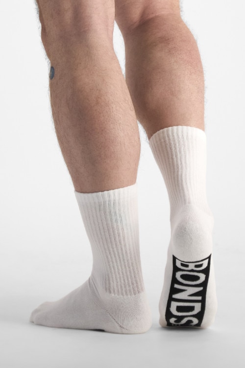 Mens Logo Cushioned Crew 3 Pack