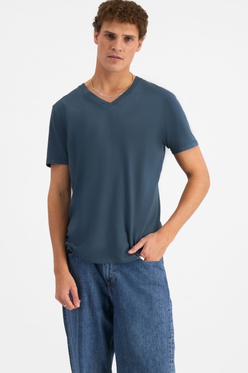 Midweight V Neck Tee