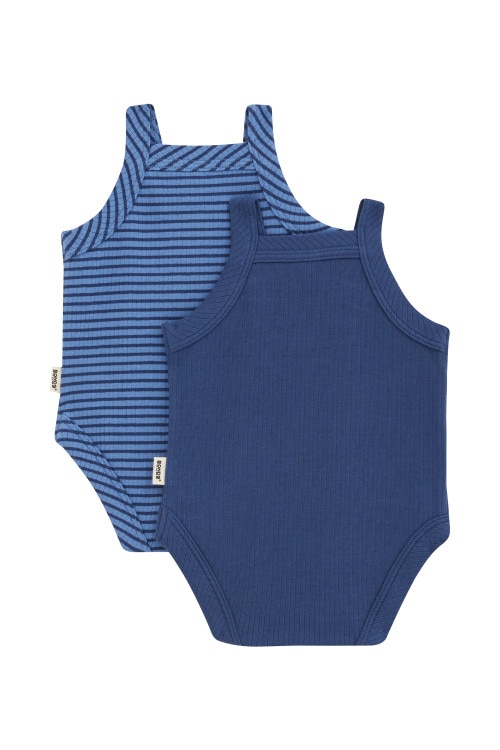 Newbies Rib Singlet Suit 2 Pack