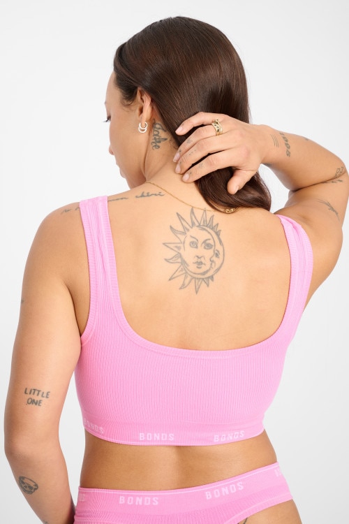 Originals Viscose Bamboo Rib Crop