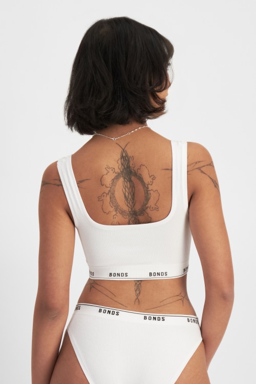 Originals Viscose Bamboo Rib Crop