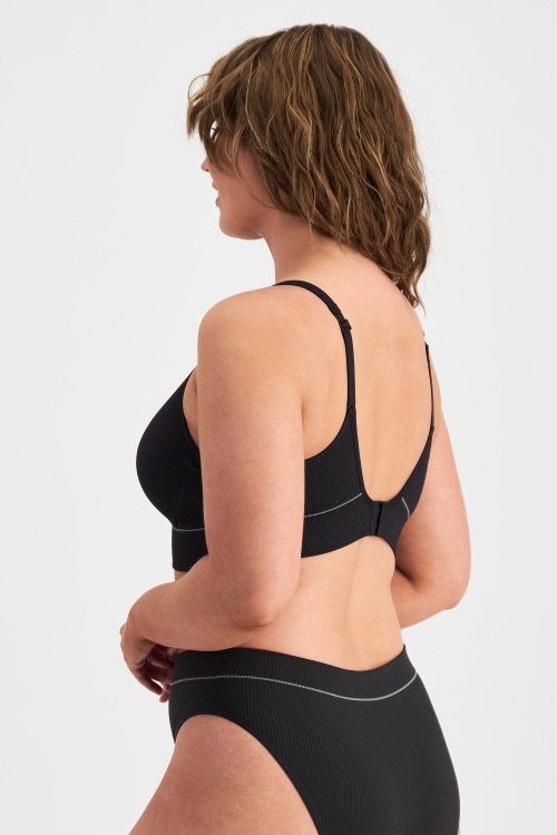 Retro Rib Wirefree Lift Bra