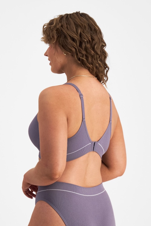 Retro Rib™ Seamless Wirefree Bra