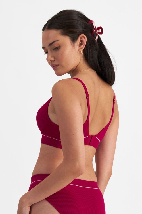 Retro Rib™ Seamless Wirefree Bra