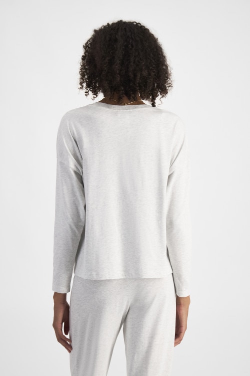 Sleep Relaxed Long Sleeve Aussie Cotton Tee