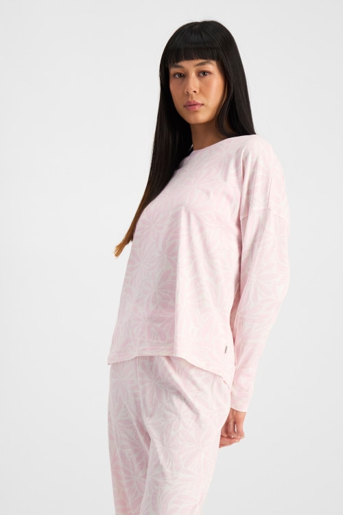 Sleep Relaxed Long Sleeve Aussie Cotton Tee