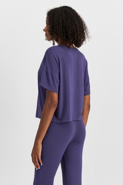 Sleep Viscose Bamboo Blend Tee