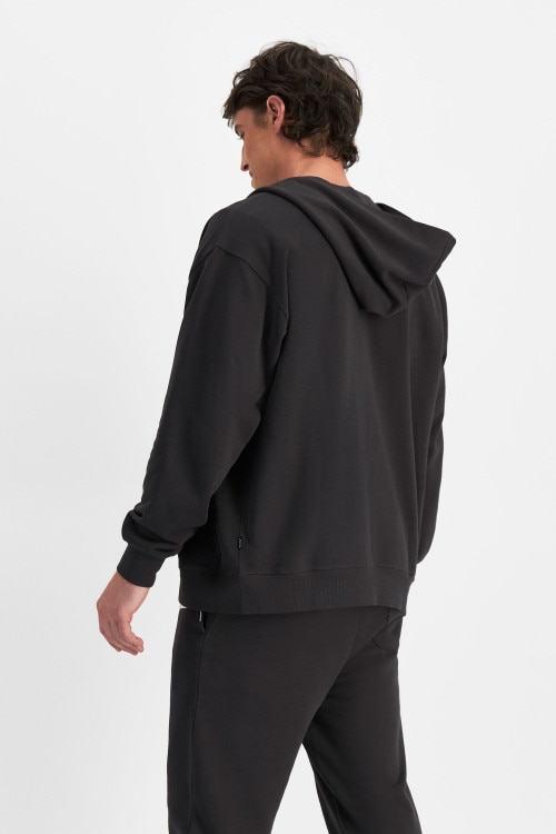 Sweats Cotton Zip Hoodie