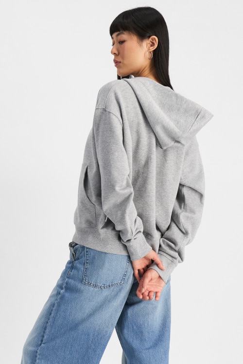 Sweats Cotton Zip Hoodie