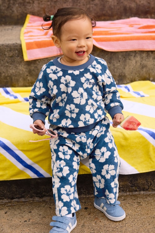 Terry Wide Leg Trackie