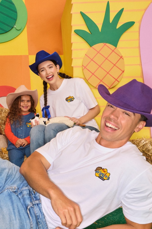 The Wiggles X Bonds Crew tee