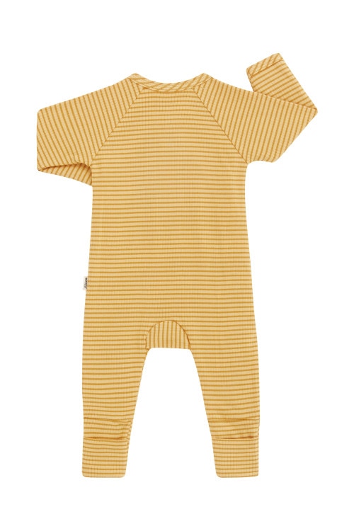 Wide Needle Rib Coverall