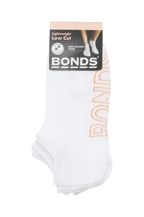 Womens Logo Light Low Cut Socks 4 Pack