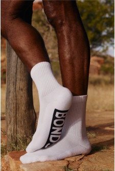 Mens Logo Cushioned Crew 3 Pack