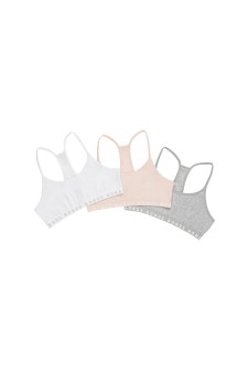 Girls Hipster Racer Crop 3 Pack