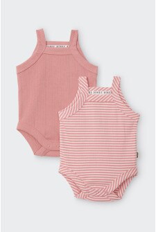 Newbies Rib Singlet Suit 2 Pack