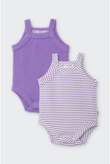 Newbies Rib Singlet Suit 2 Pack