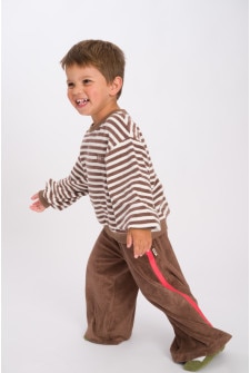 Kids Terry Towelling Wide Leg Pant
