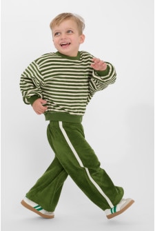 Kids Terry Towelling Wide Leg Pant