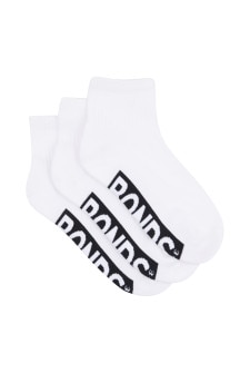 Womens Logo Cushioned Quarter Crew 3 Pack