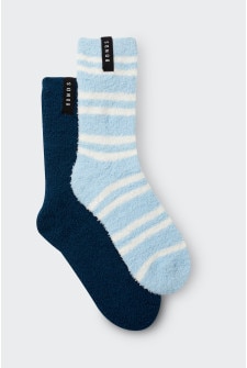 Womens Supersoft Crew Socks 2 Pack