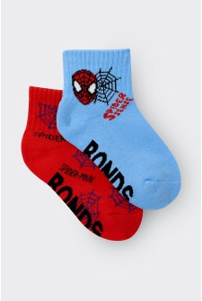Marvel Bonds Quarter Crew Socks 2 Pack