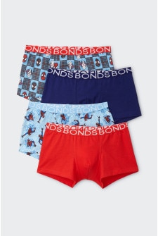 Marvel Bonds Boys 4 Pack Trunks