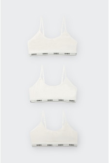 Girls Hipster Scoop Crop 3 Pack
