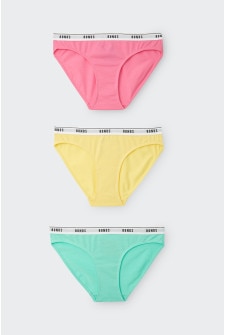 Girls Hipster Bikini 3 Pack