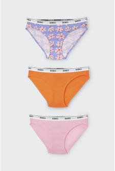 Girls Hipster Bikini 3 Pack