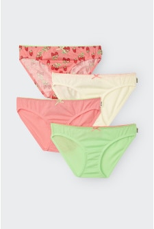 Girls Picot Lace Bikini 4 Pack