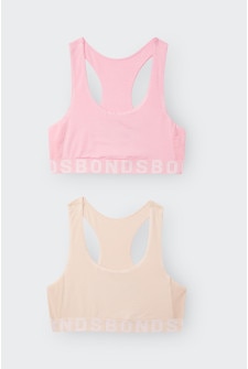 Girls Anti Chafe Crop 2 Pack