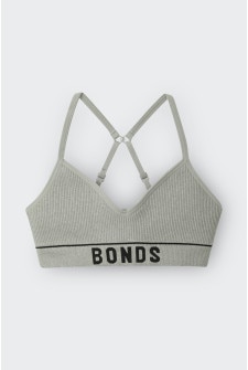Girls Retro Rib&trade; Contour Crop