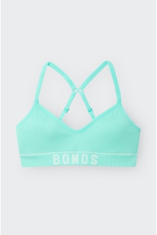 Girls Retro Rib™ Contour Crop