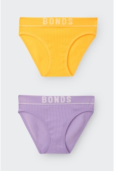 Girls Retro Rib™ Bikini 2 Pack
