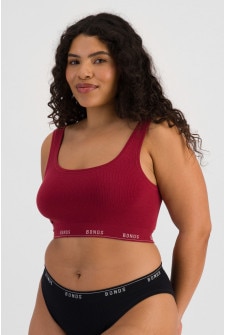 Originals Viscose Bamboo Rib Crop