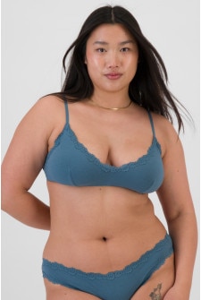 Icons Cotton Lace Bralette